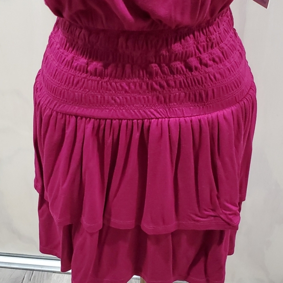 NWT Juicy Couture Knit Crepe Jersey Flirty Dress XS - Picture 3 of 8